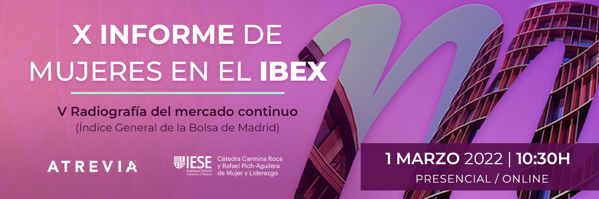 X Informe de mujeres en el IBEX